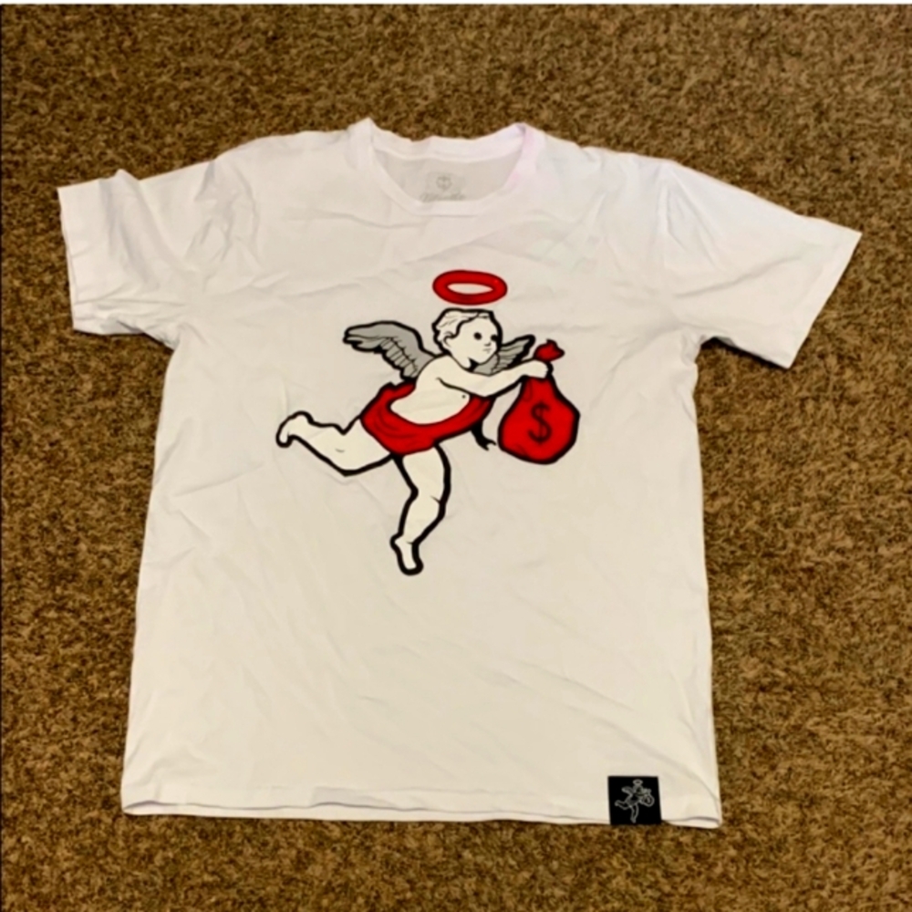 Mens Sz Large Muerte HUSTLE DAILY Tshirt.